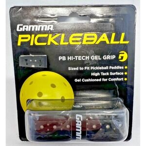 Gamma Pickleball PB High-Tech Gel Grip Black APHGL-10 Paddle Replacement NEW